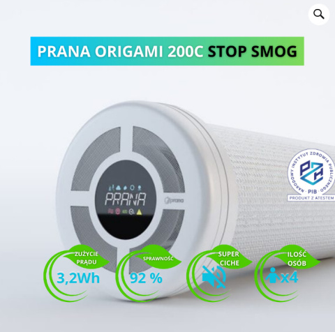 REKUPERATOR PRANA ORIGAMI 200C STOP SMOG- na wymiar Twojej ściany REKUPERATOR PRANA ORIGAMI 200C STOP SMOG- na wymiar Twojej ściany